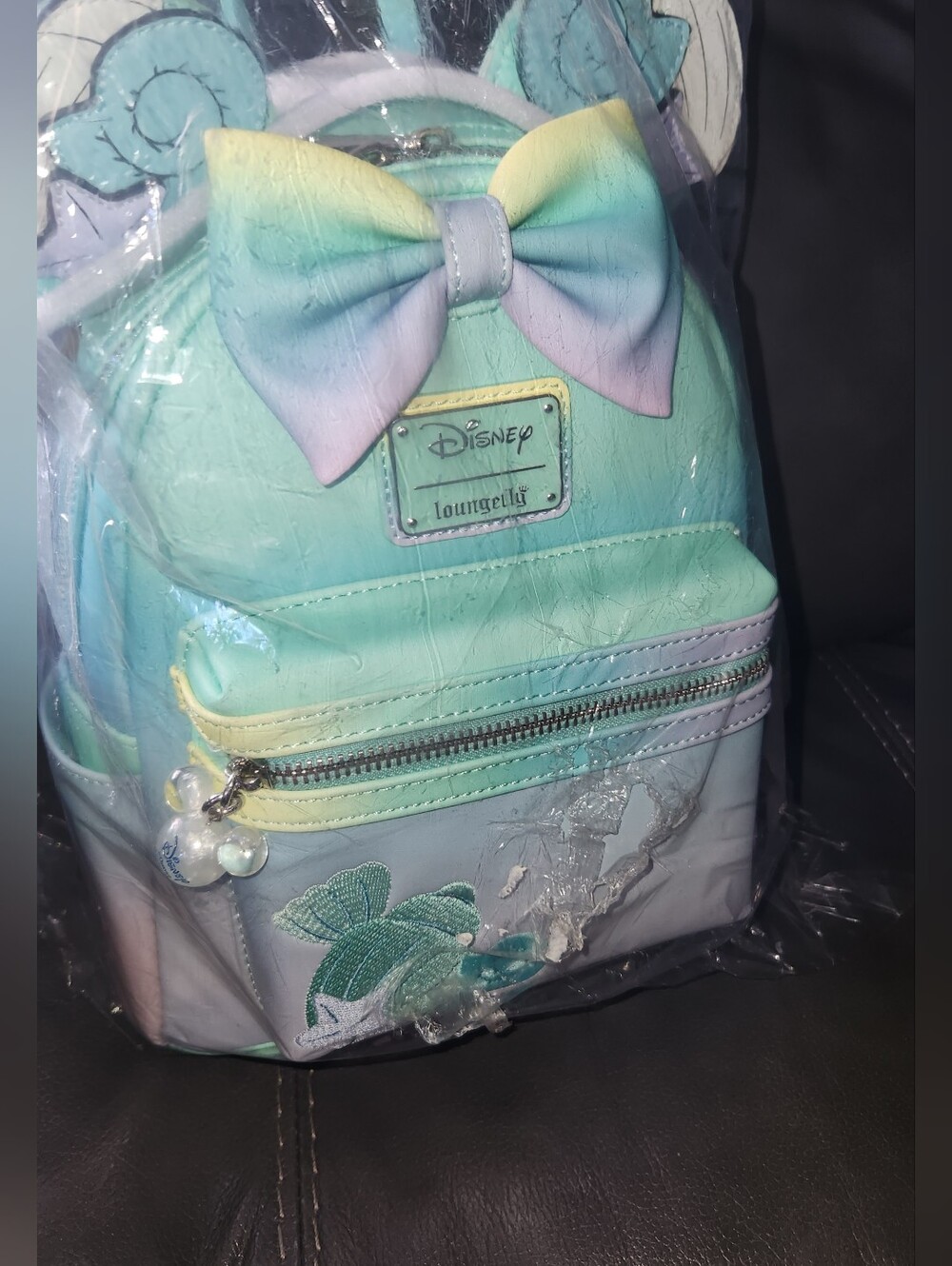 Loungefly Pastel Mermaid Mini Backpack in Mint and Lavender